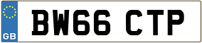 Truck License Plate